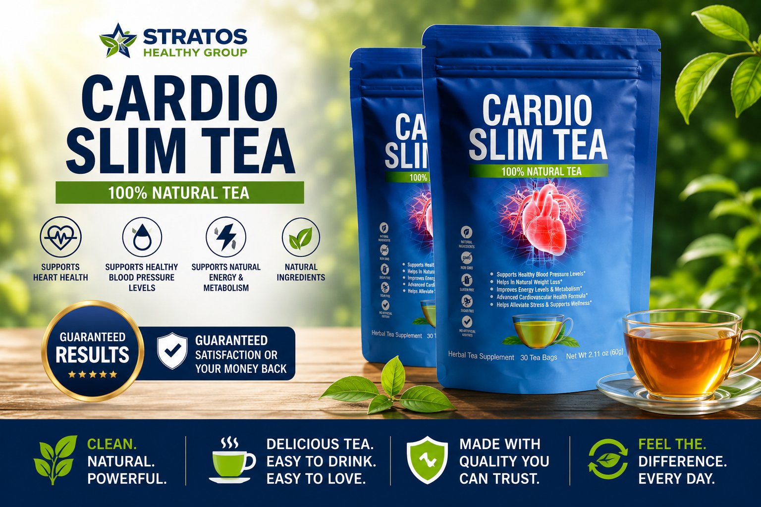Cardio Slim Tea 2 month supply