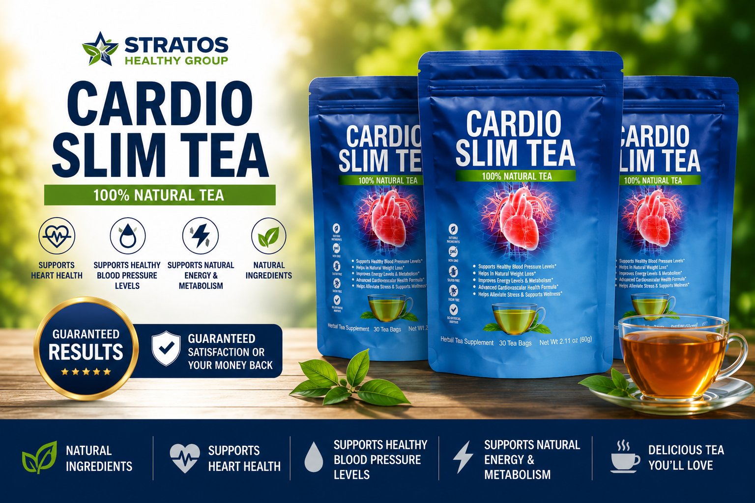 Cardio Slim Tea 3 month supply